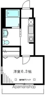 エスパシオ秋津【101号室】の間取り