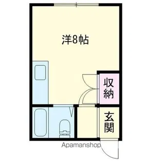 コーポYUKI【202号室】の間取り