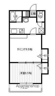フィリー21C棟【203号室】の間取り