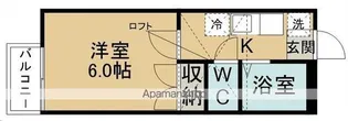 クライス千代田町【105号室】の間取り