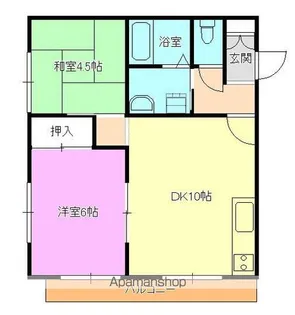 セザールフジイ【202号室】の間取り