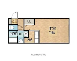アムール東町【101号室】の間取り