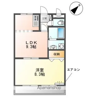 ヴィラ・マリアージュ【1階】の間取り