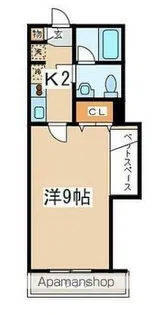 ベル・コッレ【3階】の間取り