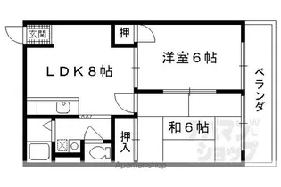 EXCELコーポ【2階】の間取り