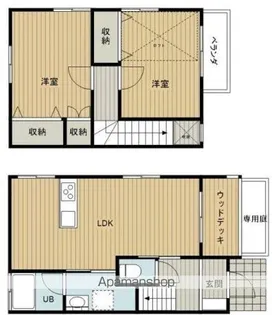 イデアール【B号室】の間取り