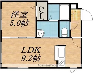 ヴレネージュ平岸【1階】の間取り