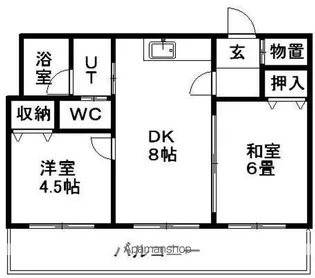 ロイヤル宮の森【3階】の間取り