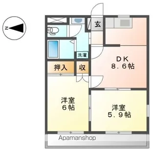 湘南アクシスⅢ【2階】の間取り