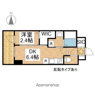 エステムコート名古屋葵【10階】の間取り