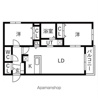 仮)Terrace Soen【2階】の間取り