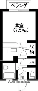 エレガンス浜砂Ⅰ【210号室】の間取り