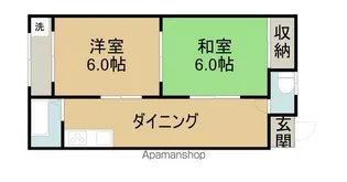 アーバンハイツB【202号室】の間取り