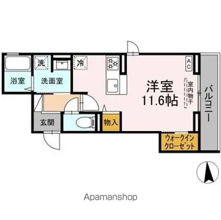 セイル吉備【3階】の間取り