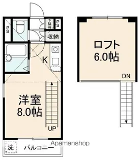 アルソリエート高松【7階】の間取り