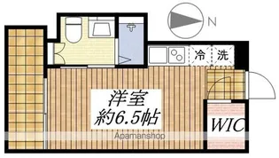 ビーシティアパートメント立川TAPP【1階】の間取り