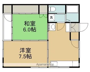 サンハウス住吉2【201号室】の間取り