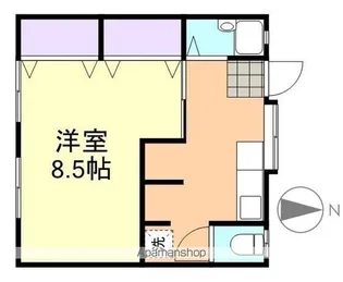 向陽荘 西【1階】の間取り