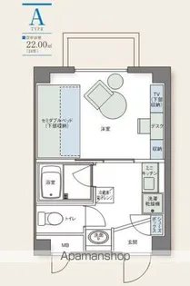 アルファコンフォート高松【512号室】の間取り