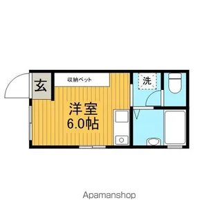 橋本アパート【1階】の間取り