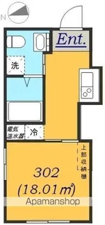 スカイヒルズ戸越公園【3階】の間取り