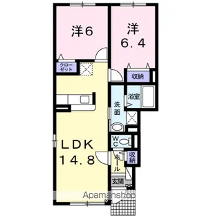 春夏秋冬【1階】の間取り