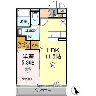 アーバニズム小美玉レジデンス【1階】の間取り