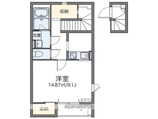 レオネクストDAI【201号室】の間取り