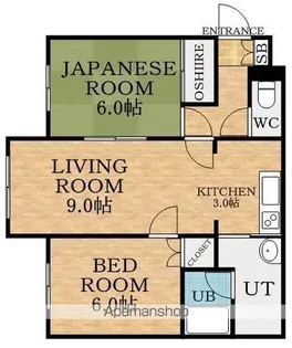 プラザイン西町【2階】の間取り
