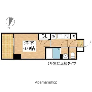 プレサンス大須観音ビザリア【9階】の間取り