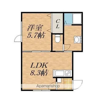 ドルフ⑤【2階】の間取り