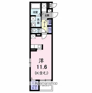 オークヴィラ【4階】の間取り