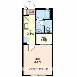 シティクレストⅡ【B203号室】の間取り