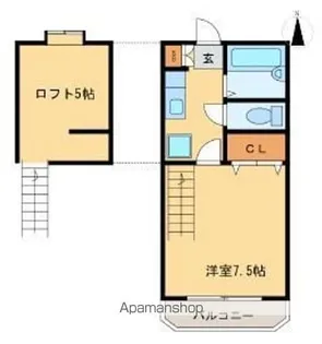 グランテージ加納【5階】の間取り