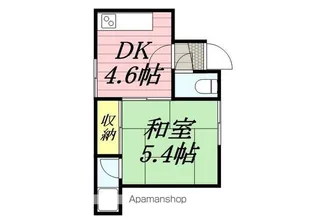 コーポひろ【208号室】の間取り