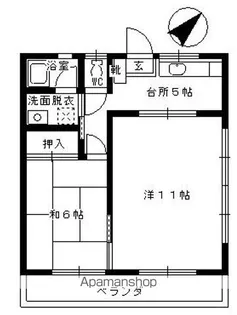 SEASON【203号室】の間取り