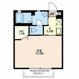 エルフローラ【B101号室】の間取り
