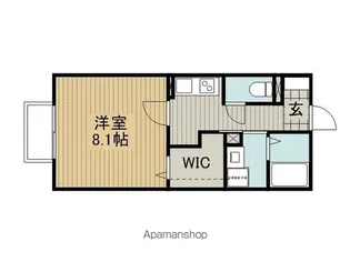 リバーサイドごうど【103号室】の間取り