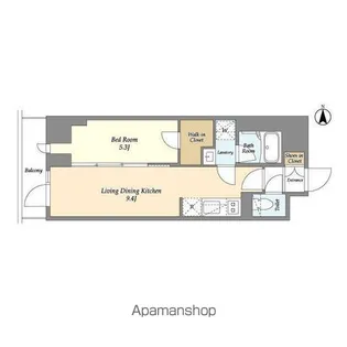 ドゥーエ南砂町Ⅱ【3階】の間取り