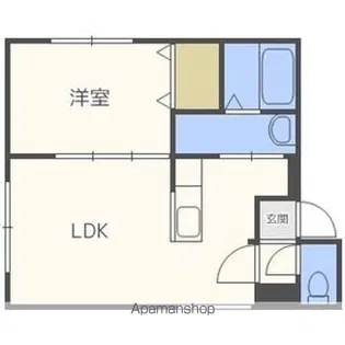 フェリーチェ里塚Ⅰ【102号室】の間取り