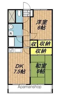 カクヘイマンションⅠ【305号室】の間取り