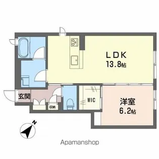 シャーメゾン ゆず【1階】の間取り