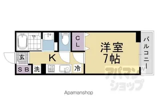 グランツ並河【2階】の間取り