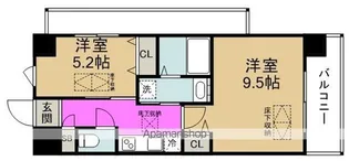 NORTH VILLAGE BIRTH PLACE【4階】の間取り