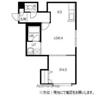 モンレーヴ【303号室】の間取り