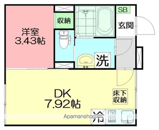 クラリス藤沢【1階】の間取り