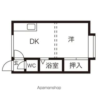 ステージイン南郷【8号室】の間取り
