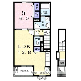 サニーヒル K【2階】の間取り