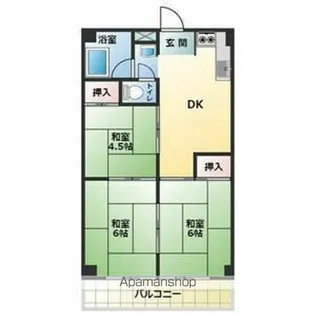 レジデンス喜多山【3階】の間取り