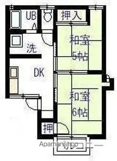 メゾン寿志【203号室】の間取り